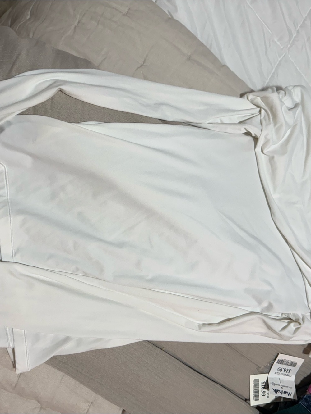 Wilfred Cream Long-Sleeve Crew Top